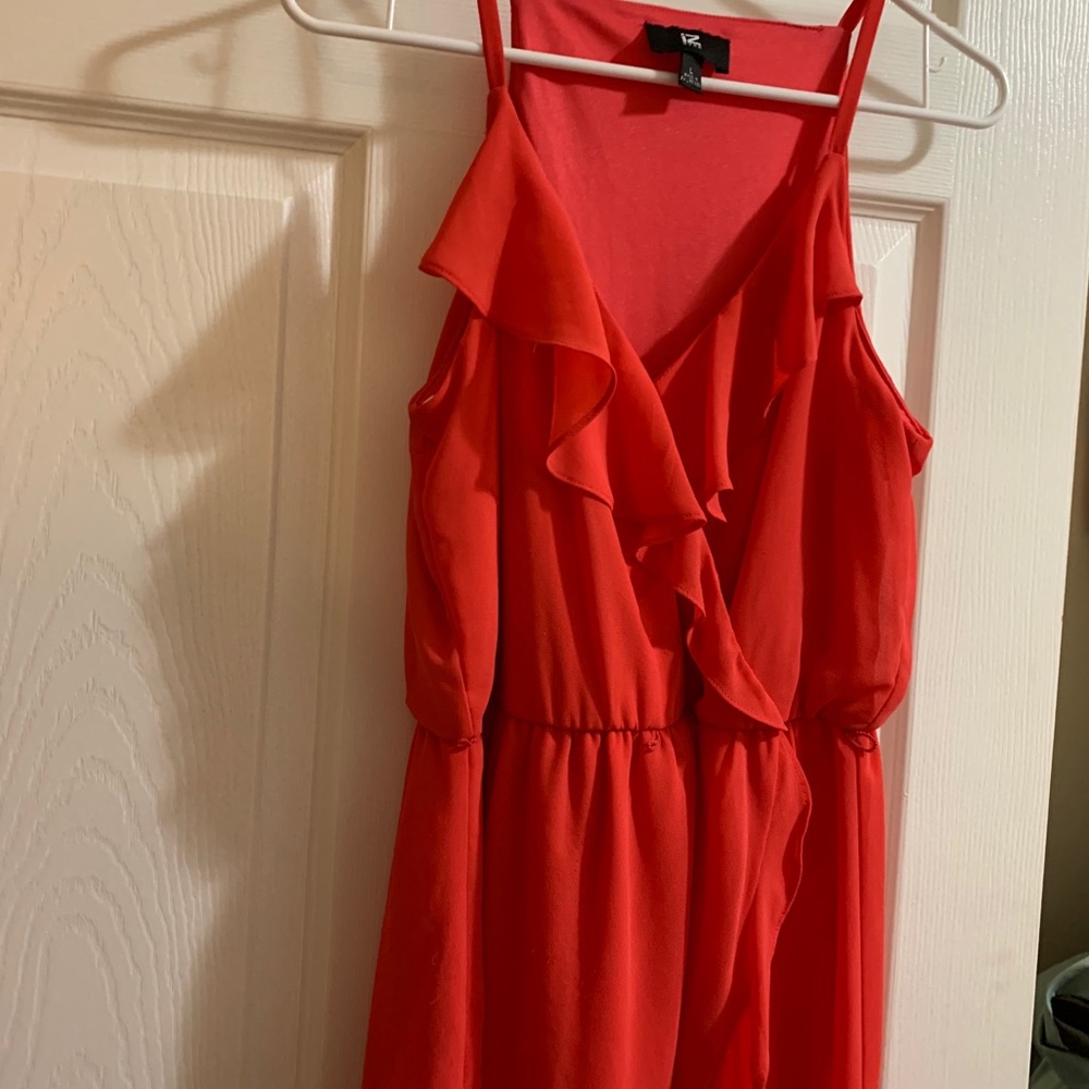 red dress